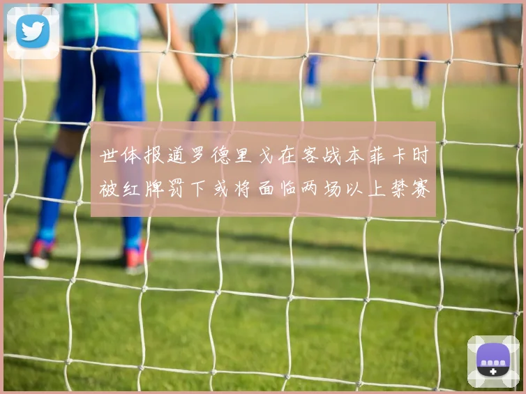 世体报道罗德里戈在客战本菲卡时被红牌罚下或将面临两场以上禁赛处罚